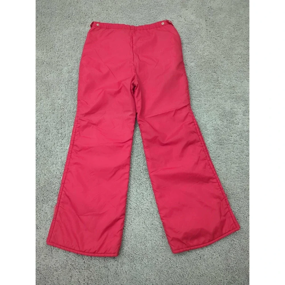 Vintage‎ White Stag Skiwear Snow Pants Mens W:32 Red Side Leg Zip Made in Mexico
